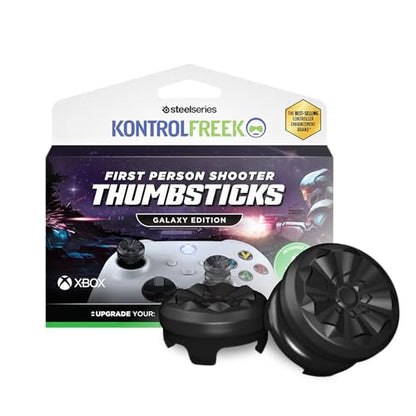 KontrolFreek FPS Freek Galaxy Black for Xbox One and Xbox Series X Controller | 2 Performance Thumbsticks | 1 High-Rise, 1 Mid-Rise | Black (Limited Edition)