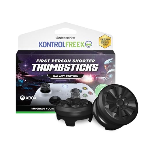 KontrolFreek FPS Freek Galaxy Black for Xbox One and Xbox Series X Controller | 2 Performance Thumbsticks | 1 High-Rise, 1 Mid-Rise | Black (Limited Edition)