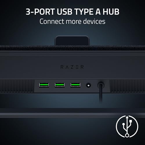 Razer Laptop Cooling Pad Adaptive Smart, Intelligent Fan Control | Airtight Pressure Chamber, Fits Most Laptops & Macbooks 14" to 18", Preset & Custom Fan Curves, 3 Port USB Type A, Chroma RGB