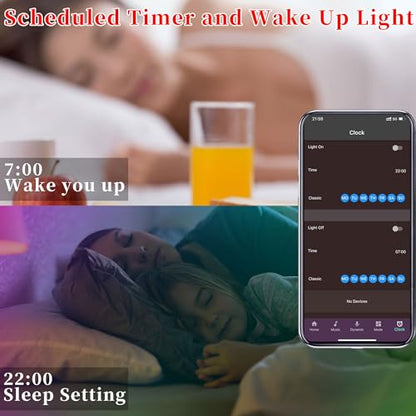 QZYL LED Lights for Bedroom, 25FT RGB LED Strip Lights with 44 Keys IR Remote, Smart LED Light Strip with Adhesive Backing Adjustable Brightness App Control for Bedroom Party Decoration