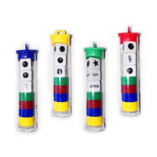 Left Right Center dice Game Set Bundle (4 Pack) - color: 4 Pack
