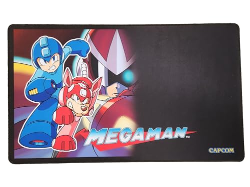 KESS: Mega Man Playmat - KV3 - 23.75 x 13.5 Neoprene, Non-Slip, Tabletop Accessory, Comfort Protection Surface, Card-Board-Dice-RPG Games, Mouse Pad
