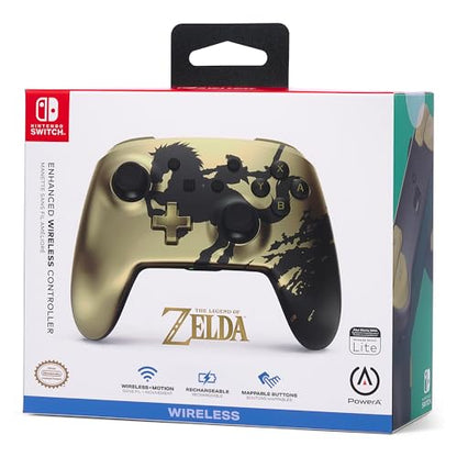 PowerA Enhanced Wireless Controller for Nintendo Switch/Switch 2 / Switch Lite/OLED Model - Gold Rider - Gamepad, game controller, Officially Licensed