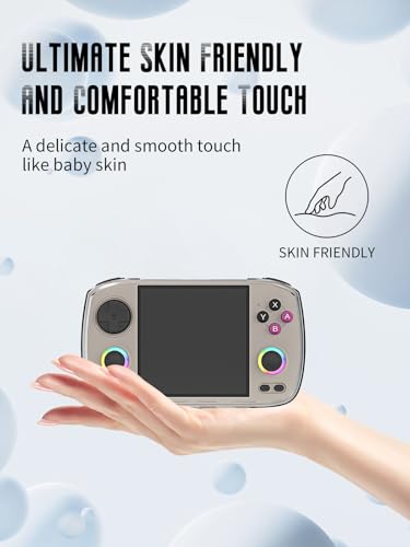 Clear Case for Anbernic RG CubeXX (Transparent) | Soft TPU Shockproof Cover Lightweight Easy to Install - color: Clear