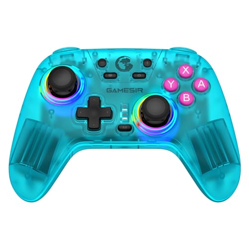 GameSir Nova Wireless Switch Pro Controller - Switch/Lite/OLED, Hall Effect Joysticks, RGB LED, Turbo, Programmable, Motion Control, Wake Up Function (Green) (Renewed) - color: Green