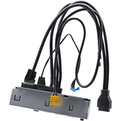 Deal4GO Front Control Panel Audio USB Card Reader IO Board Assembly F0NXG G6PN4 Replacement for Dell Precision 3650 3640 3630 T40 Tower Desktop