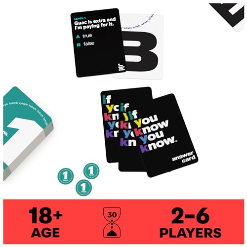 Spin Master Games IYKYK How Well Do You Know Your Friends Adult Party Game | Guess Your Friends' Answers, NSFW Card Deck for Adult Parties & Happy Hours, Card Game, Mature Content, 2-6 Players, Ages 18+ - style: If You Know You Know