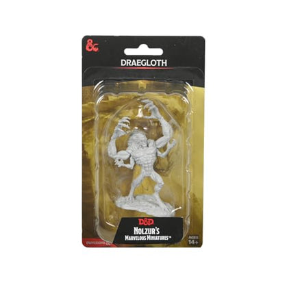 WizKids D&D Nolzur's Marvelous Miniatures: Draegloth Dungeons and Dragons Unpainted Miniatures - style: Draegloth