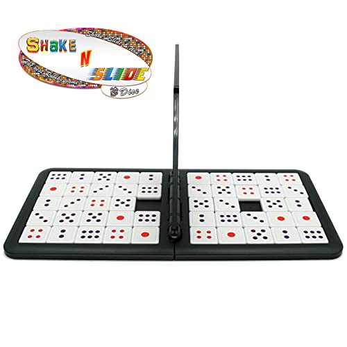 Shake & Slide Block Game Shape Matching Intelligence Board Game for Family Game Nights, Dice - color: Dice