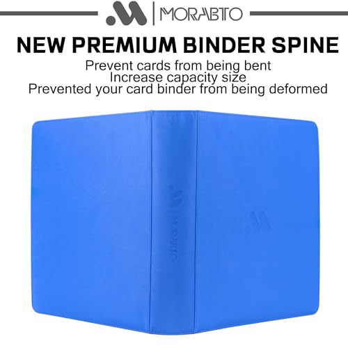Card Binder 20 Pocket,Trading Card Binder Holds up to 2000 Cards with 50 Sleeves,Zipper Card Holder Album Compatible with TCG Card/Game Cards/Sports Card - color: Light Blue, size: 20 Pocket 2000