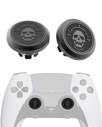 KD.FLY Metal Thumbsticks for PS5 Edge Controller Stick Module, 2Pcs Custom Thumb Sticks Grips Joystick Replacement Kit for PS5 Dual Sense Edge Accessories, Thumbstick Accessories Parts, Sugar Skull - color: Sugar Skull