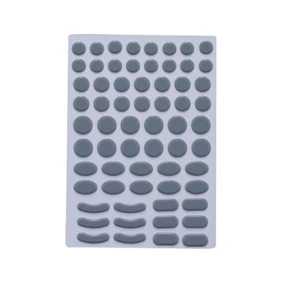 Universal Dot Mouse Skates 64Pcs - PTFE Feet Compatible with Logitech Superlight 2 G502 G305 Razer DeathAdder Viper V3 Pro Control Gray - color: Control Gray