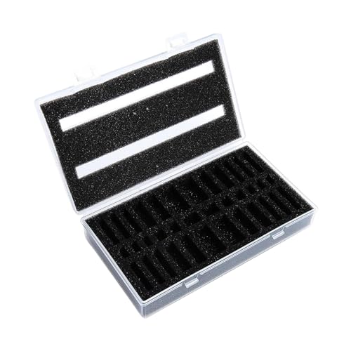 1:64 1:87 Miniature Figure Box Protection Box, Impact Resistant, Pre Grooved Foam Layer Show Case, Action Figure Container