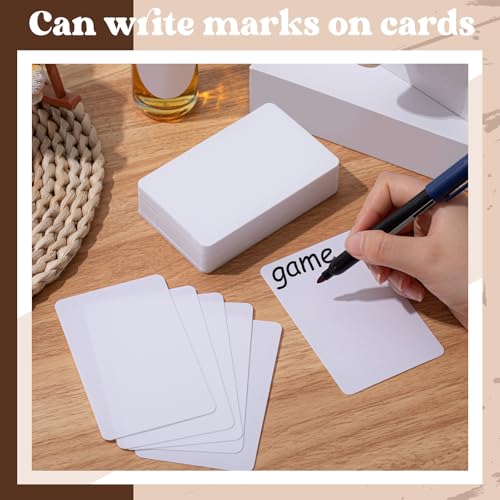 Zomiboo 100 Pieces Trading Card Dividers, Tall Trading Card Dividers Plastic Separator for Games Sports Baseball, 2.7 x 4.2 Inch (White) - color: White