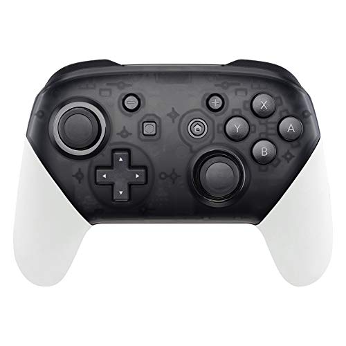 eXtremeRate White Replacement Handle Grips for Nintendo Switch Pro Controller, DIY Custom Hand Grip Shell for Nintendo Switch Pro - Controller NOT Included - color: White
