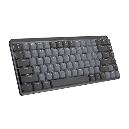 Logitech MX Mechanical Mini Wireless Illuminated Keyboard Clicky Switches | Illuminated, backlit, Bluetooth, USB-C, macOS, Windows, Linux, iOS, Android - size: Compact, style: Clicky (satisfying click)