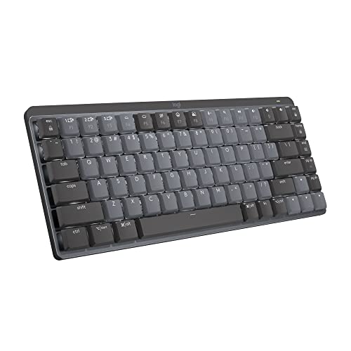 Logitech MX Mechanical Mini Wireless Illuminated Keyboard Clicky Switches | Illuminated, backlit, Bluetooth, USB-C, macOS, Windows, Linux, iOS, Android - size: Compact, style: Clicky (satisfying click)