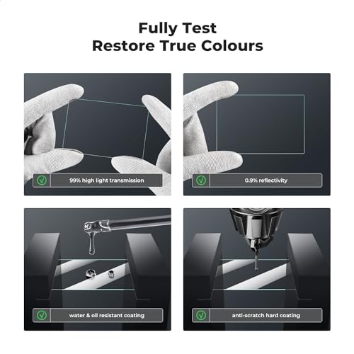 K&F CONCEPT 3pcs Screen Protector & Hot Shoe Cover Compatible with Sony NEX 7/NEX 6/NEX 6L/NEX 5/NEX 3N/A6600/A6100/A6400/A6300/A6000/A5000 Camera, Ultra Clear Tempered Glass, Anti-Scratch Bubble Free - size: NEX 7/A6600/A6100/A6400