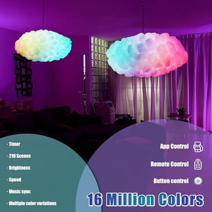 Led Cloud Lights (3 Set) - size: 3 Set