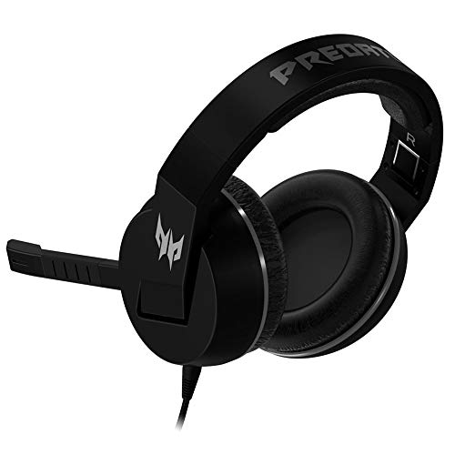 acer Predator Galea 311 True Harmony Sound Gaming Headset: 50mm Drivers - Rotatable Omni-Directional Mic with On-Cable Controls - Black, NP.HDS11.00B, (Pack of 1) - style: Galea 311 Headset