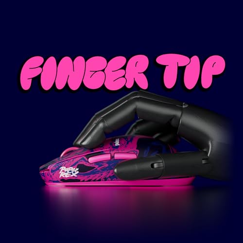 Pulsar Gaming Gears X2 Crazylight Wireless Gaming Mouse, Ultra Lightweight 1.27 oz (36g), Optical Switch, 32000 DPI, 750 IPS, XS-1 Sensor, 8k Compatible (Mini, Purple, Paper Rex Edition) - color: PRX Edition, size: Mini, style: X2 CrazyLight