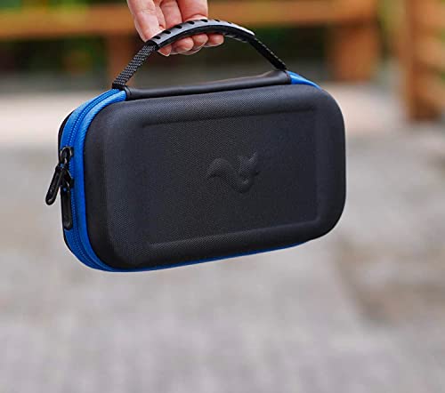ButterFox Switch 2 Carrying Case for Nintendo Switch 2 Console, Fits Slim Protective Grip Case and 65W Power Bank, With 22 Game Holder and Built-in Stand (Blue/Black, Slim Switch Lite) - color: Blue/Black, size: 5.5 inch Switch Lite