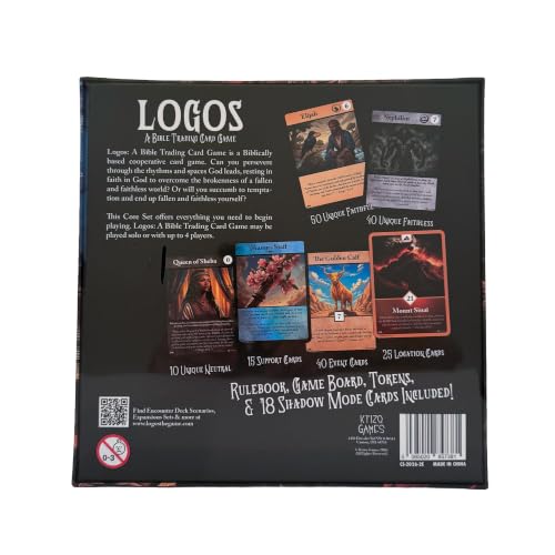 Logos Bible Trading Card Game Core Set (2nd Edition) | Cooperative Expandable/Collectible Card Game for Adults and Teens Ages 10+ 1-4 Players Average Playtime 15-45 Minutes