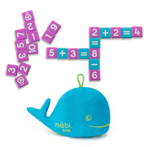 Mobi Kids Educational Math Game - Addition, Subtraction, Multiplication & Division in a Crossword Grid & Numerical Function Tiles, Learning Math Games Kids - for Children Ages 4-8 - style: Mobi Kids