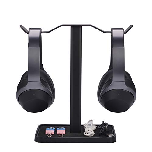 Avantree Neetto HS908 - Dual Headphone Stand for Desk