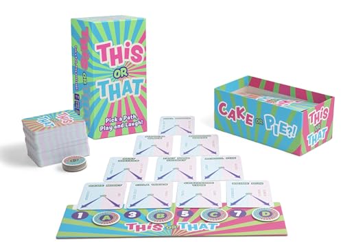 This or That Party Game – Family Card Game with Easy Either/Or Choices | Fun Guessing Game for Kids, Teens & Adults Where Players Follow Their Path Down the Pyramid for Family Game Night & Parties