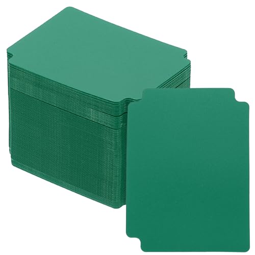 PATIKIL Trading Card Dividers, 100 Pcs Index Card Football Card Sorter Storage Boxes Organizer Tray Accessories for Sports Game Baseball Card, Dark Green - color: Dark Green