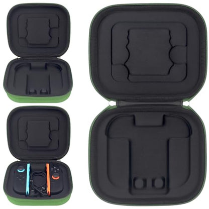 sisma Carry Case Compatible with Nintendo Joy-Con 2 & Straps, Buttons & Joysticks Full Protection, Hard Shell Switch 2 Controllers Compact Case Travel Storage Pouch, Armygreen - color: Green - Fits Joy-Con 2 & Straps
