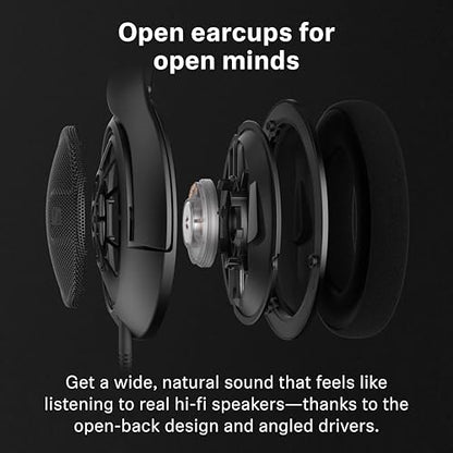 Sennheiser HD 560S Open-Back Over-Ear Wired Headphones, Black - size: (Pack of 1), style: HD 560S