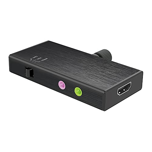 j5create Live Video Capture Card - HDMI to USB-C, Supports 1080p 60FPS | Video and Audio Recording, Power Delivery 60W Pass Through, for PC Xbox PlayStation Android Game Live Streaming (JVA02)