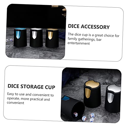 Kisangel 1pc Stylish Plastic Dice Cup for Ktv and Bar Games Compact and Easy to Clean Dice Storage Container for Parties and Family Gatherings Fun Entertainment Accessory