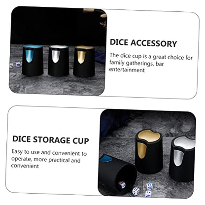 Kisangel 1pc Stylish Plastic Dice Cup for Ktv and Bar Games Compact and Easy to Clean Dice Storage Container for Parties and Family Gatherings Fun Entertainment Accessory