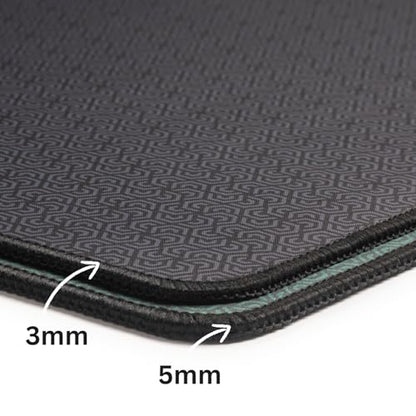 5mm Thickness Board Game Mat Black 42 x 66 Inches, Super Cushioned Table Cover for Mahjong, Poker, Playing Cards, Tile Games Dominoes Neoprene Gaming Playmat with Carrying Bag (Green, 42 x 66 Inches) - color: Green, size: 42 x 66 Inches