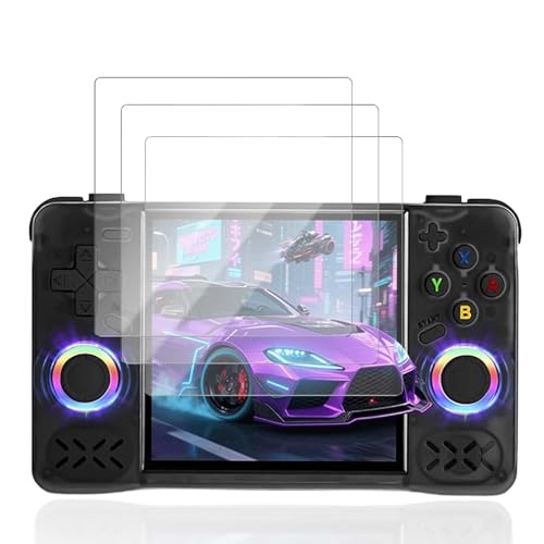 3 Pack Screen Protector for XF40H Retro Handheld Game Console, 9H Hardness Tempered Glass for XF40H Retro Handheld Game Console,Anti-Scratch, HD Clarity,Bubble Free