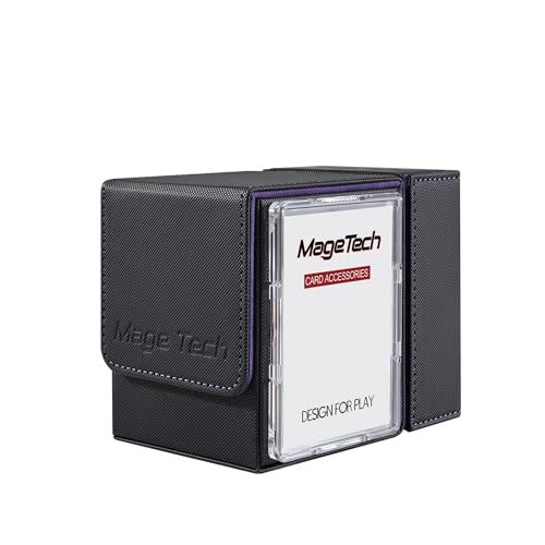 Mage Tech Adventurer [Paragon] Commander Kit - Avatar Holder + Backpack Dice Box Snap-On Back Panel, with Life Tracker - MTG Commander/EDH - Black/Purple - color: 2. Eclipse (Black/Purple), style: 4. Paragon[commander Kit]