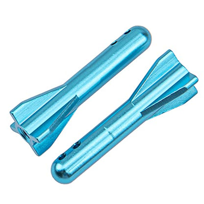 2Pack Aluminum Alloy RC Battery Cover Post Compatible with HSP Himoto Redcat Lightning EPX Tornado 94123 94111 94107 94118 1/10 RC Car Truck