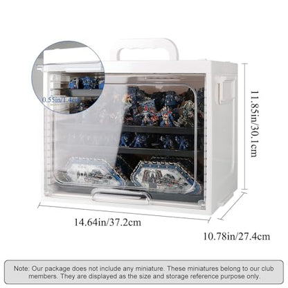 Jucoci Miniatures Storage Case Miniatures Transport Case - size: 1 PCS Set