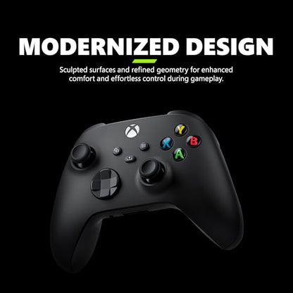 Xbox Core Wireless Gaming Controller – Carbon Black Series X|S, One, Windows PC, Android, and iOS
