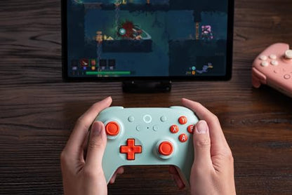 8Bitdo Ultimate 2C Wireless Controller for Windows PC and Android, with 1000 Hz Polling Rate, Hall Effect Joysticks and Triggers, and Remappable L4/R4 Bumpers (Mint) - color: Mint