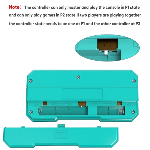 EASEGMER Retro Game Controller, Compatible with GV300S Game Console (Blue) - color: Blue
