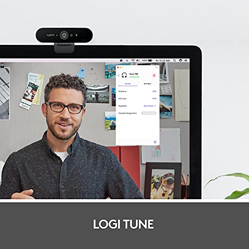 Logitech Zone 750 Wired On-Ear Headset Noise Canceling Microphone | On-ear fit, advanced microphone, included adapter, plug-and-play compatibility for all devices - size: One Size