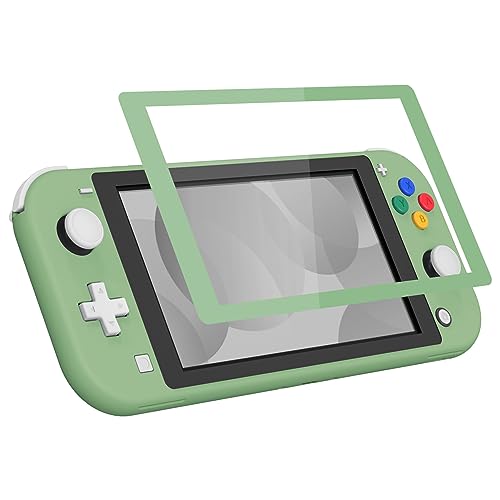 eXtremeRate Matcha Green DIY Replacement Shell for Nintendo Switch Lite, NSL Handheld Controller Housing w/Screen Protector, Custom Case Cover for Nintendo Switch Lite - color: Matcha Green