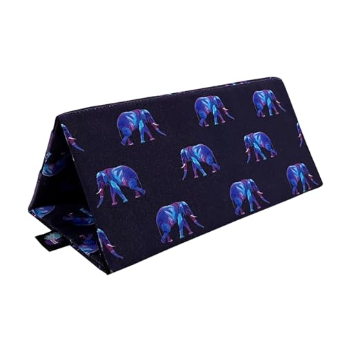 Holder for Playing Cards and Bingo Pull Tabs, Foldable Hands Free for Kids and Adults (Elephants) - color: Elephants