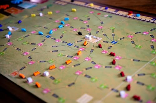 Capstone Games Age of Rail: South Africa Strategy Board Game | Railroad Strategy Board Game with Economic and Resource Management | 60 Minute Play Time, 3–6 Players, Ages 14+ - color: Age of Rail: South Africa