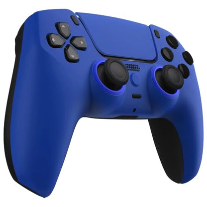 Custom Controllerzz Custom Wireless Controller Compatible with PS5 - Multiple Designs Available (Blue) - color: Blue