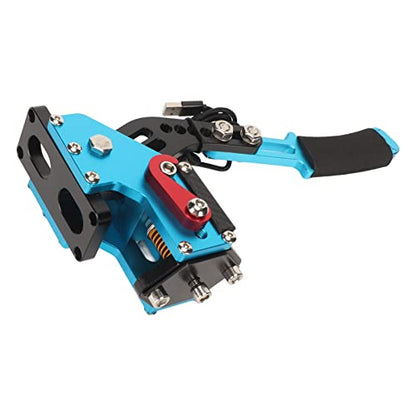 Septpenta USB Handbrake, 2 in 1 Computer Simulation Racing Game Handbrake, 64 Bit Universal Handbrake, Plug and Play for G27 G25 G29 T500 T300, Windows(Blue) - color: Blue